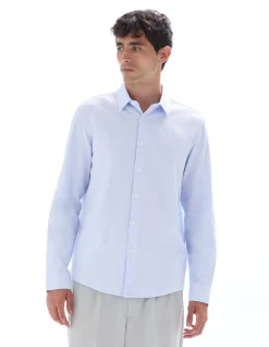 Celio Chemise regular nid d'abeille 100% coton -^Homme Chemises
