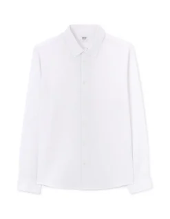 Celio Chemise regular nid d'abeille 100% coton -^Homme Chemises|Chemises Blanches