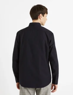 Celio Chemise regular popeline 100% coton -^Homme Chemises|Chemises Habillées