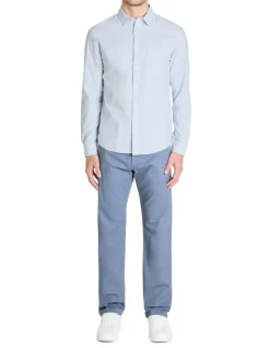 Celio Chemise regular rayée 100% coton - bleu^Homme Chemises