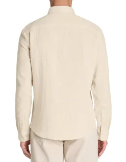 Celio Chemise regular slubbée 100% coton -^Homme Chemises