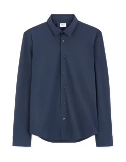 Celio Chemise slim à col français stretch - marine^Homme Chemises