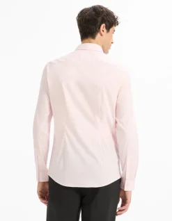 Celio Chemise slim en coton stretch -^Homme Chemises|Chemises Habillées