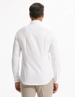 Celio Chemise slim en oxford royal -^Homme Chemises|Chemises Habillées