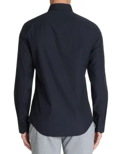 Celio Chemise slim unie en coton -^Homme Chemises|Chemises Habillées