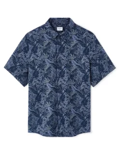 Celio Chemisette imprimé palmier 100% viscose -^Homme Chemises|Chemises Manches Courtes