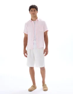 Celio Chemisette regular 100% lin -^Homme Chemises Manches Courtes|Chemises
