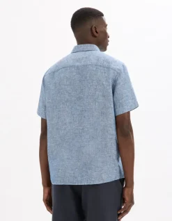 Celio Chemisette regular 100% lin -^Homme Chemises Manches Courtes|Chemises
