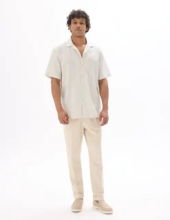Celio Chemisette regular fil à fil 100% coton -^Homme Chemises Manches Courtes|Chemises