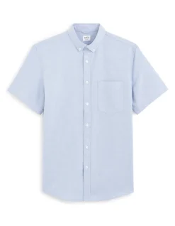 Celio Chemisette regular oxford 100% coton -^Homme Chemises Manches Courtes|Chemises