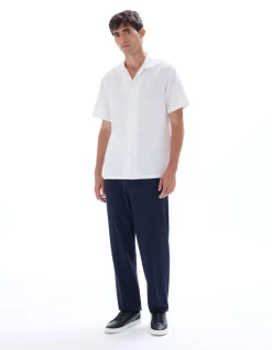 Celio Chemisette regular slubbés 100% coton -^Homme Chemises Manches Courtes|Chemises