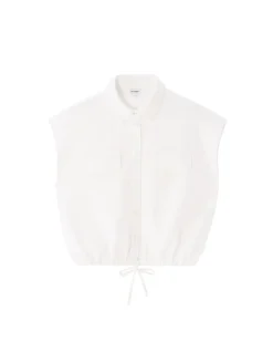 Celio Chemisier en gaze de coton sans manches -^Femme Chemises & Blouses|Les Ensembles