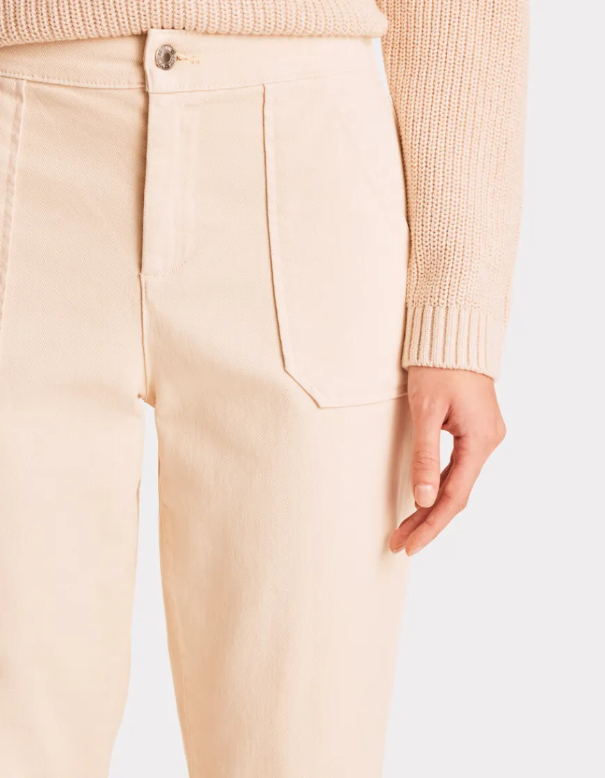 Celio Chino confort à taille élastiquée - beige^Femme Pantalons