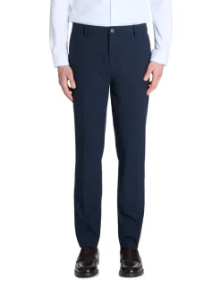 Celio Chino straight stretch - marine^Homme Pantalons Chinos|Pantalons