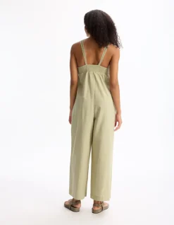 Celio Combinaison fluide crochet sur le top - gris^Femme Combinaisons|Collection Lin