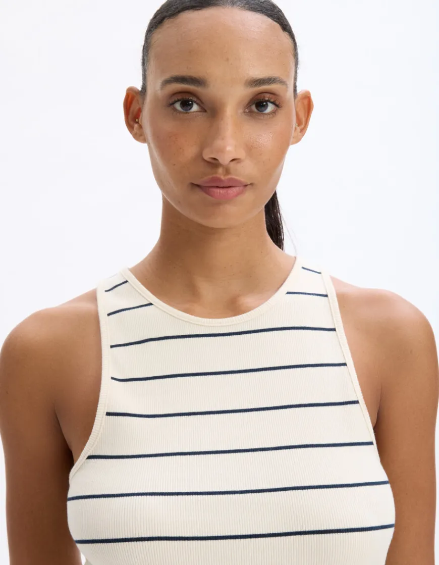 Celio Débardeur côtelé à rayures -^Femme T-Shirts & Tops