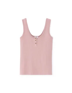 Celio Débardeur côtelé court - violet^Femme T-Shirts & Tops