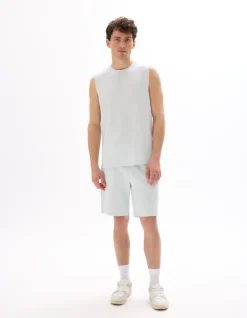 Celio Débardeur regular uni - bleu clair^Homme Débardeurs|T-Shirts