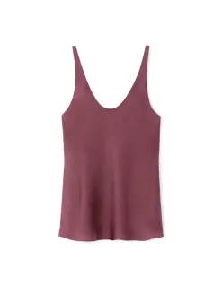 Celio Débardeur satiné coupe droite - violet^Femme Chemises & Blouses|Les Ensembles
