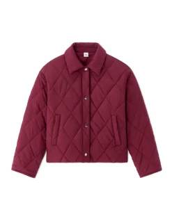 Celio Doudoune courte à poches - rouge^Femme Doudounes|Manteaux
