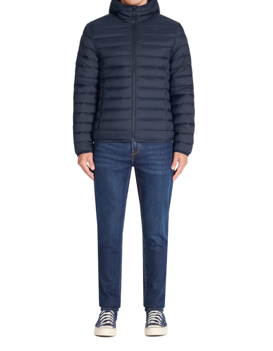 Celio Doudoune light à capuche - marine^Homme Doudounes|Manteaux