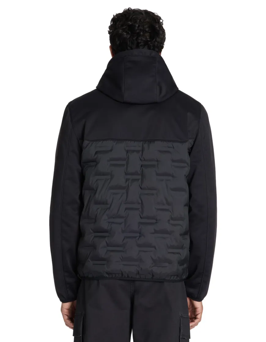 Celio Doudoune softshell mix matière à capuche -^Homme Blousons|Vestes
