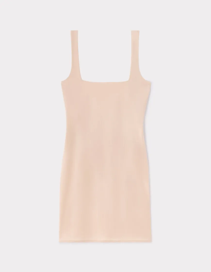 Celio Fond de robe seconde peau à fines bretelles – beige^Femme Sous-Vêtements