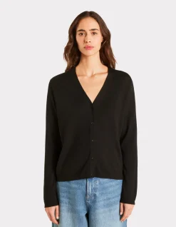 Celio Gilet 100% laine mérinos à col V -^Femme Les Meilleures Ventes|Gilets & Cardigans