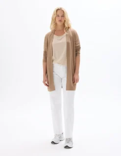 Celio Gilet à manches longues - marron^Femme Gilets & Cardigans|Pulls