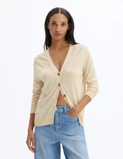 Celio Gilet boutonné en maille fine -^Femme Les Essentiels Aux Meilleurs Prix|Gilets & Cardigans