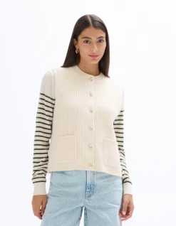 Celio Gilet boutonné sans manches -^Femme Gilets & Cardigans