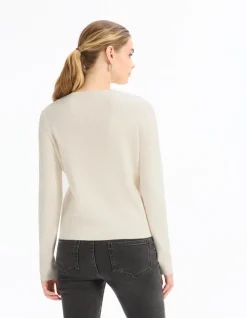 Celio Gilet col rond à manches longues -^Femme Gilets & Cardigans|Pulls