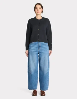 Celio Gilet court en coton -^Femme Gilets & Cardigans