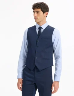 Celio Gilet de costume extra slim stretch -^Homme Gilets De Costumes|Su.03 I Costumes Extra Slim