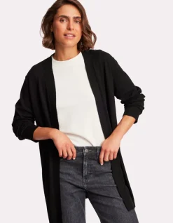 Celio Gilet long en maille fine -^Femme Les Essentiels Aux Meilleurs Prix|Pulls