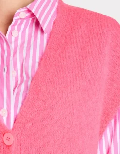 Celio Gilet sans manches boutonné - rose^Femme Gilets & Cardigans|Pulls