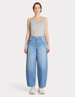 Celio Jean barrel - bleu clair^Femme Jeans