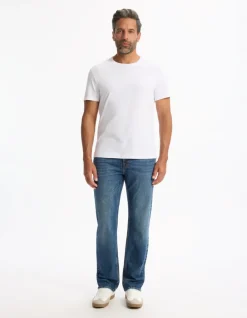 Celio Jean C.5 regular coton stretch 3 longueurs - bleu stone^Homme C.5 / Jeans Regular|Jeans 3 Longueurs