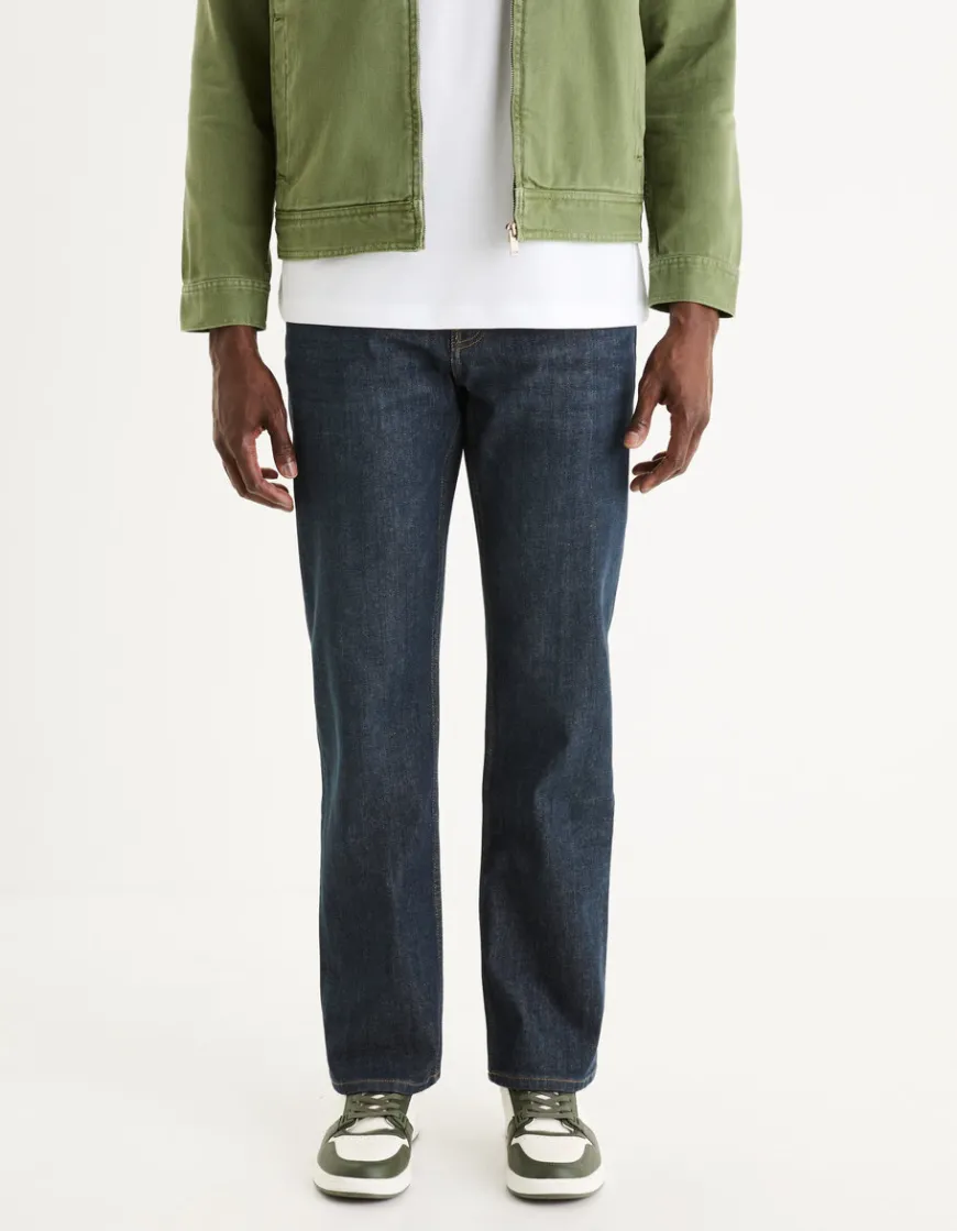 Celio Jean C.5 regular coton stretch 3 longueurs - bleu foncé^Homme Jeans 3 Longueurs|Jeans