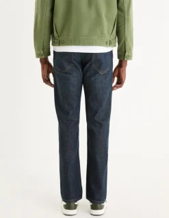 Celio Jean C.5 regular coton stretch 3 longueurs - bleu foncé^Homme Jeans 3 Longueurs|Jeans