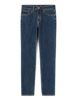 Celio Jean C.15 straight coton stretch 3 longueurs - bleu foncé^Homme C.15 / Jeans Straight|Jeans 3 Longueurs