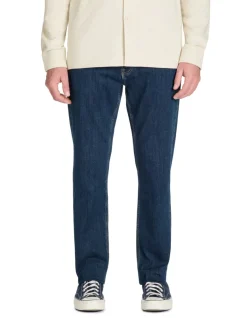 Celio Jean C.15 straight coton stretch 3 longueurs - bleu foncé^Homme C.15 / Jeans Straight|Jeans 3 Longueurs