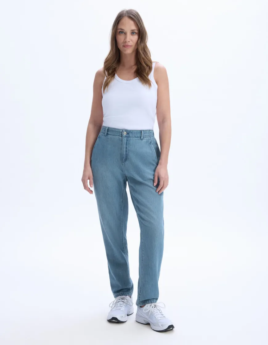 Celio Jean carotte longueur cheville -^Femme Les Essentiels Aux Meilleurs Prix|Jeans