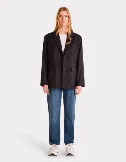 Celio Jean droit taille normale - bleu^Femme Jeans