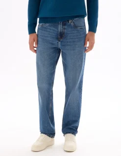 Celio Jean loose 100% coton - bleu^Homme Jeans Loose|Jeans