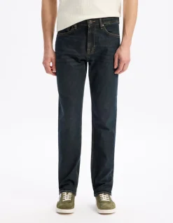 Celio Jean straight coton stretch - bleu foncé^Homme C.15 / Jeans Straight|Jeans