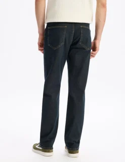 Celio Jean straight coton stretch - bleu foncé^Homme C.15 / Jeans Straight|Jeans