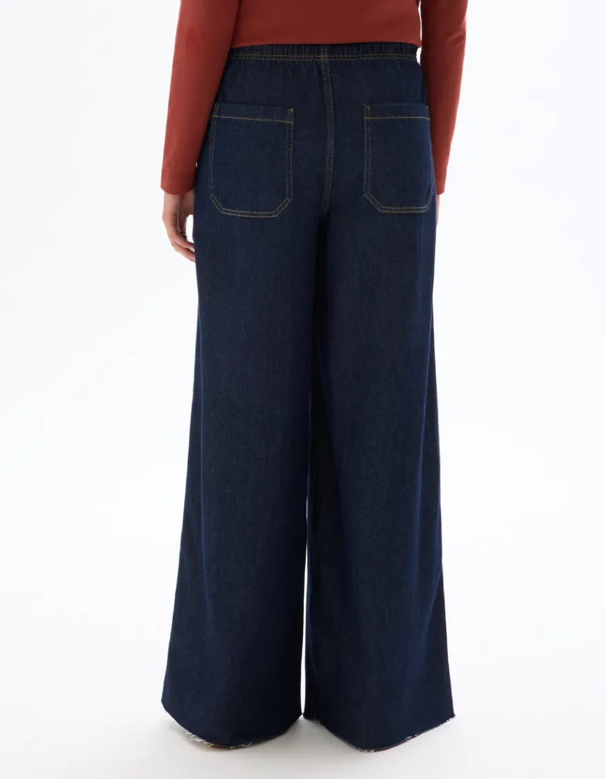 Celio jean taille élastiquée - bleu^Femme Jeans