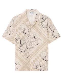 Celio Jojo's Bizarre Adventure - Chemise^Homme Collabs|Costumes Casual