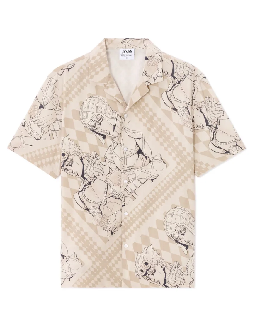 Celio Jojo's Bizarre Adventure - Chemise^Homme Collabs|Costumes Casual